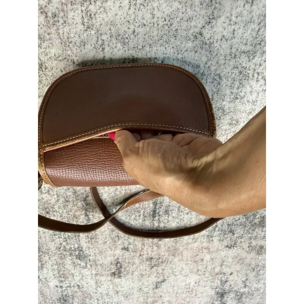 VTG 90’s Coach Cassidy Mini Crossbody Brown Gold Hardware USA Dakota Saddle Rare